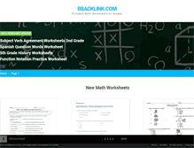 Tablet Screenshot of bbacklink.com